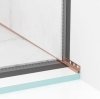 Balneo Listwa spadkowa przyścienna prawa 120 cm miedziana D0101040101-1
